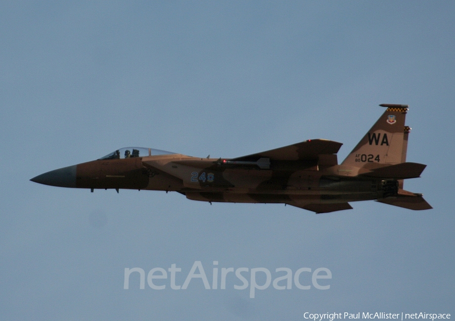 United States Air Force McDonnell Douglas F-15C Eagle (80-0024) | Photo 4678