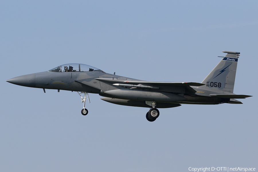 United States Air Force McDonnell Douglas F-15D Eagle (80-0058) | Photo 155237