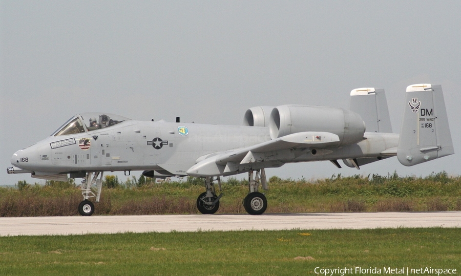 United States Air Force Fairchild Republic A-10A Thunderbolt II (80-0168) | Photo 460278