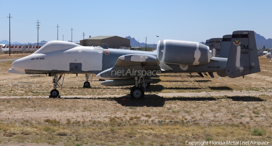 United States Air Force Fairchild Republic A-10A Thunderbolt II (80-0205) | Photo 460296