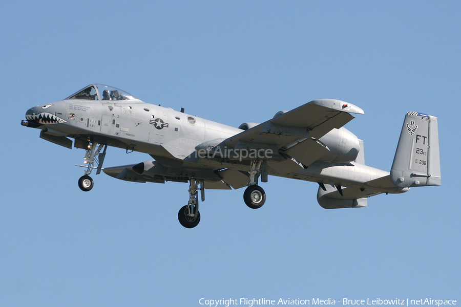 United States Air Force Fairchild Republic A-10C Thunderbolt II (80-0208) | Photo 152312