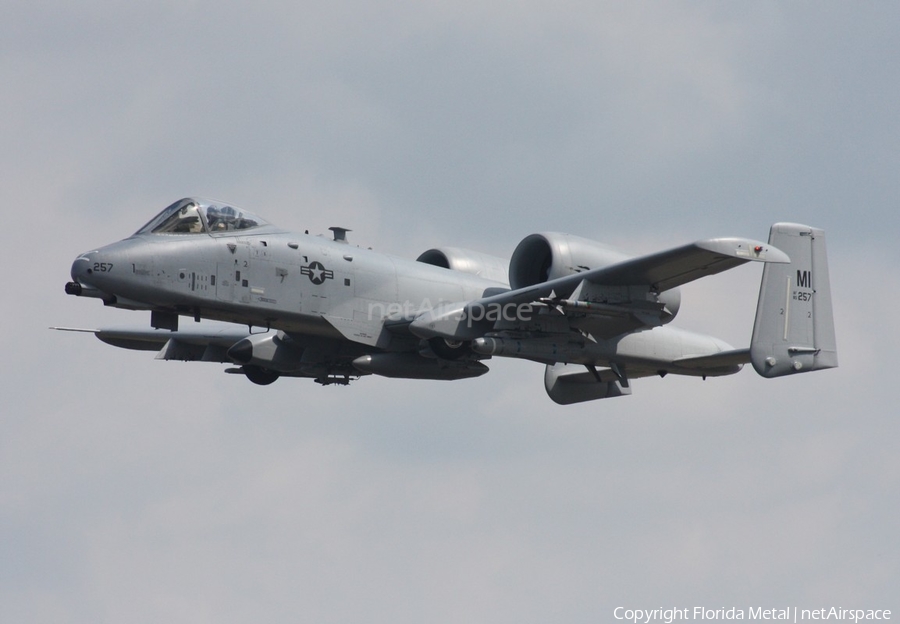 United States Air Force Fairchild Republic A-10A Thunderbolt II (80-0257) | Photo 460327