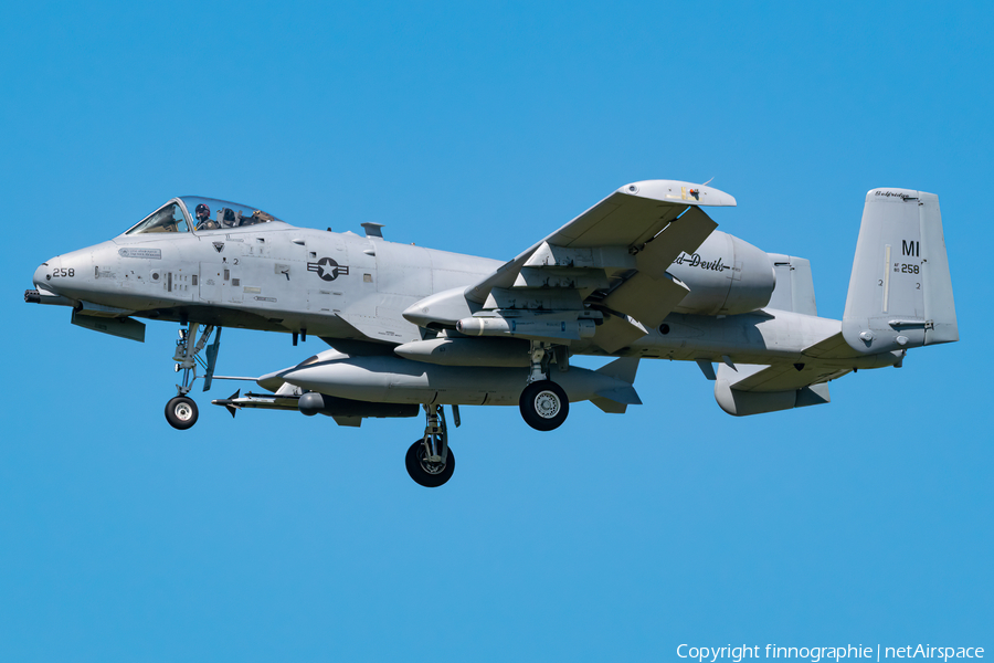 United States Air Force Fairchild Republic A-10C Thunderbolt II (80-0258) | Photo 574990