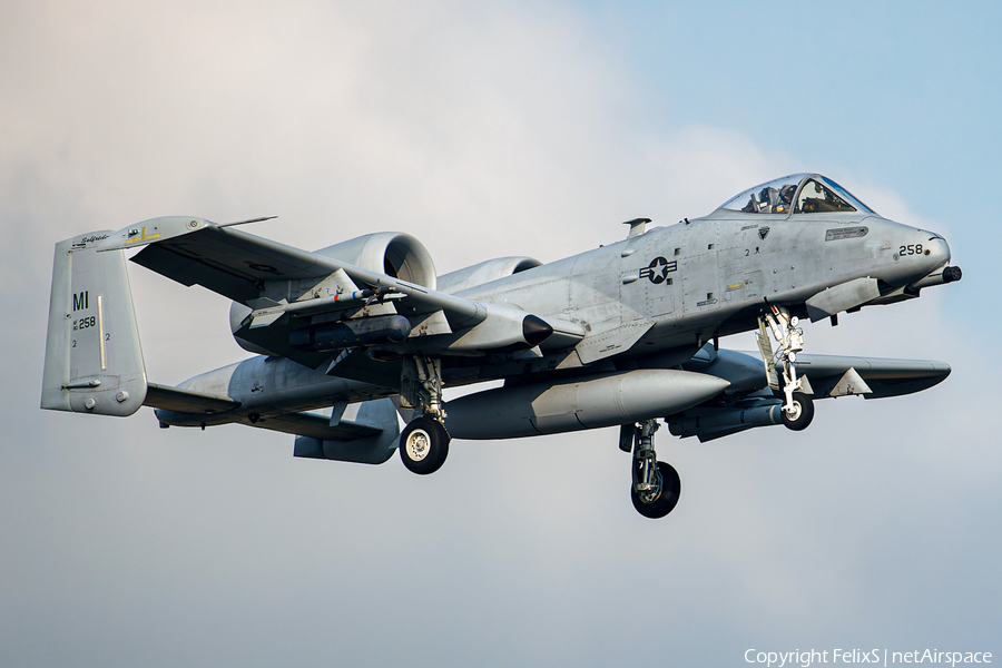 United States Air Force Fairchild Republic A-10C Thunderbolt II (80-0258) | Photo 576131
