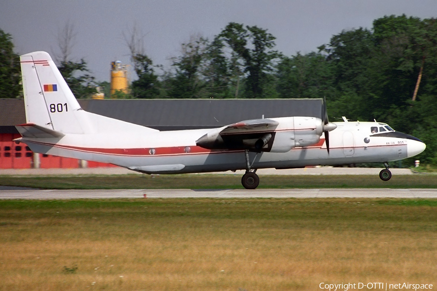 Romanian Air Force (Forțele Aeriene Române) Antonov An-26 (801) | Photo 262698