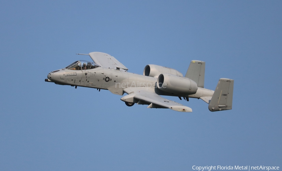 United States Air Force Fairchild Republic A-10A Thunderbolt II (81-0980) | Photo 348996