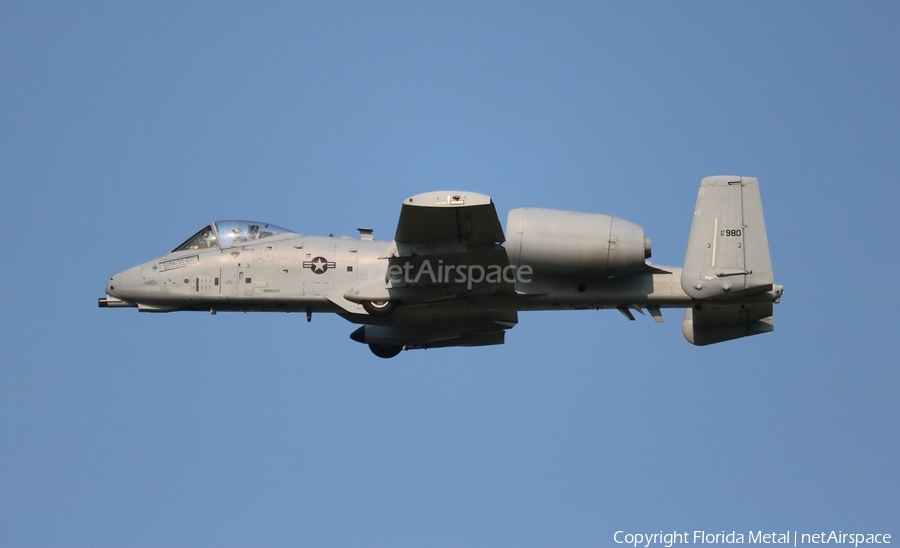 United States Air Force Fairchild Republic A-10A Thunderbolt II (81-0980) | Photo 370169