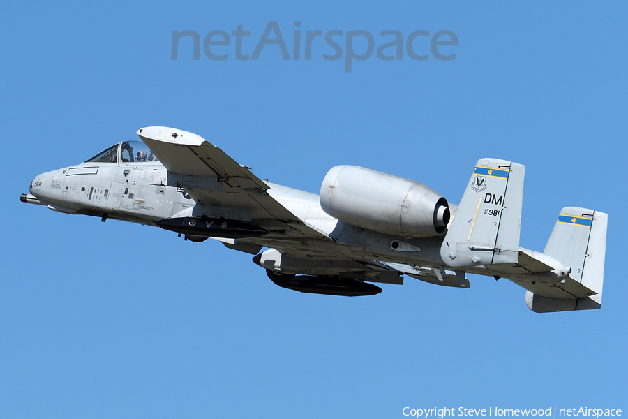 United States Air Force Fairchild Republic A-10C Thunderbolt II (81-0981) | Photo 411375