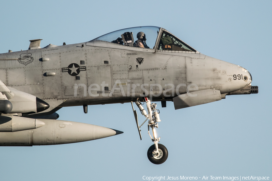 United States Air Force Fairchild Republic A-10A Thunderbolt II (81-0991) | Photo 171239