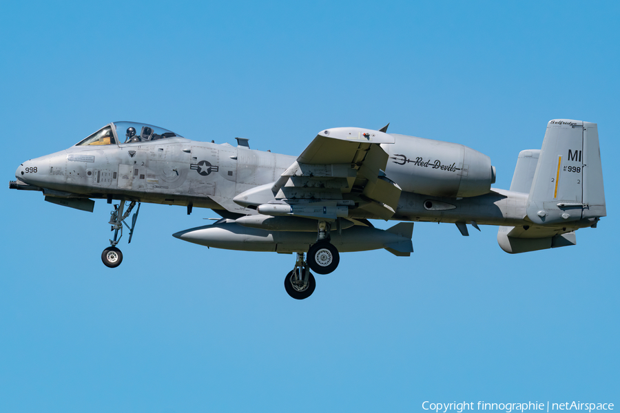 United States Air Force Fairchild Republic A-10C Thunderbolt II (81-0998) | Photo 574994