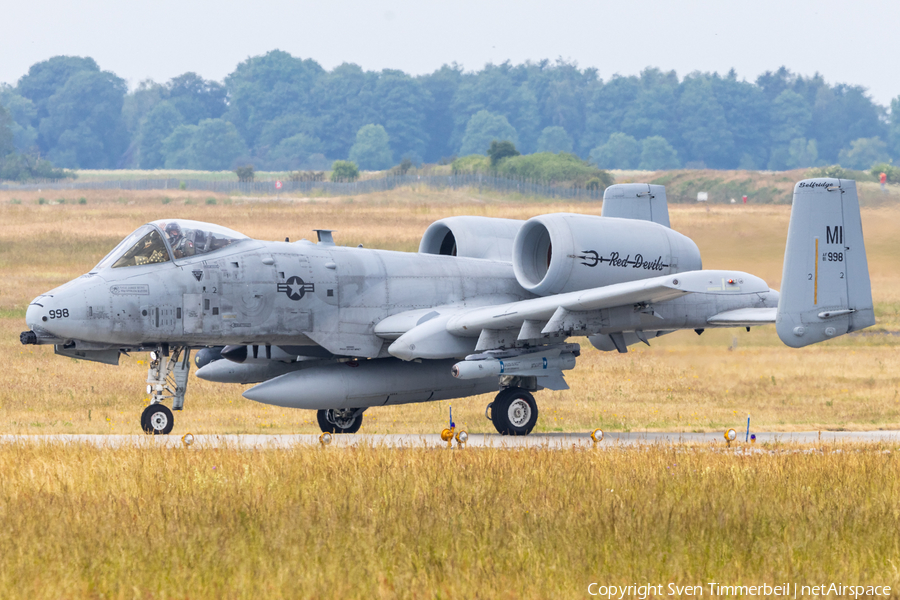 United States Air Force Fairchild Republic A-10C Thunderbolt II (81-0998) | Photo 575656
