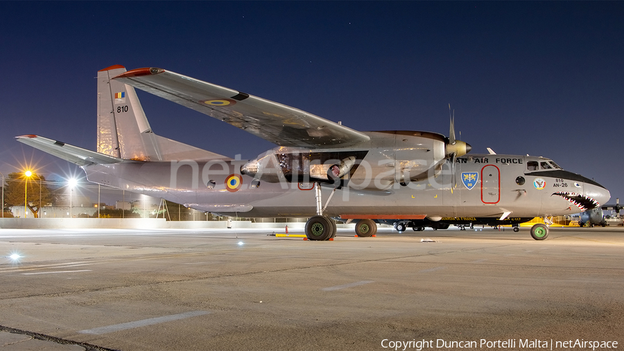 Romanian Air Force (Forțele Aeriene Române) Antonov An-26 (810) | Photo 609194