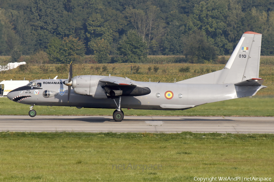 Romanian Air Force (Forțele Aeriene Române) Antonov An-26 (810) | Photo 600738