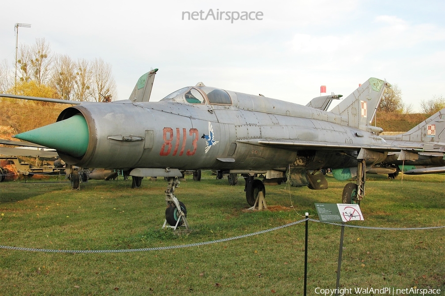 Polish Air Force (Siły Powietrzne) Mikoyan-Gurevich MiG-21MF Fishbed-J (8113) | Photo 442875