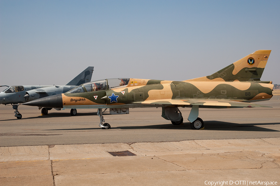 South African Air Force Dassault Mirage IIIBZ (818) | Photo 206529