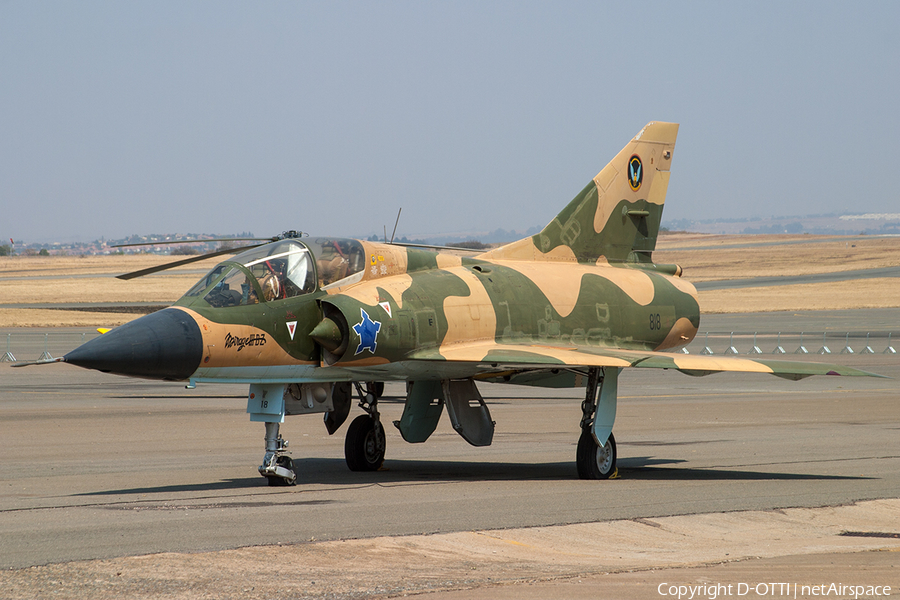South African Air Force Dassault Mirage IIIBZ (818) | Photo 206530