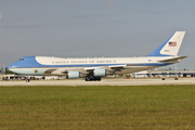 United States Air Force Boeing VC-25A (82-8000) at  Miami - International, United States