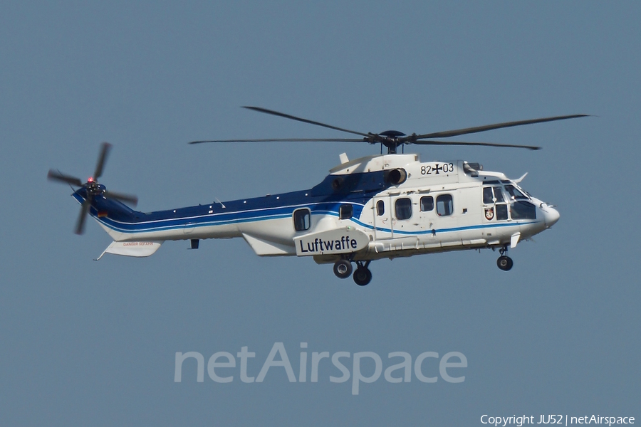 German Air Force (Luftwaffe) Eurocopter AS532U2 Cougar Mk2 (8203) | Photo 108349