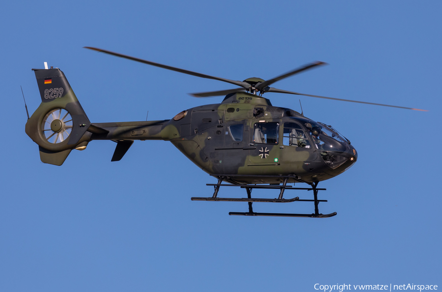 German Army (Heeresflieger) Eurocopter EC135 T1 (8259) | Photo 400995