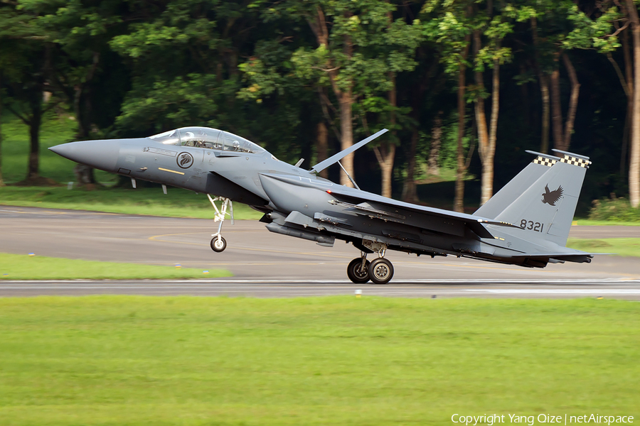 Singapore Air Force McDonnell Douglas F-15SG Strike Eagle (8321) | Photo 172097