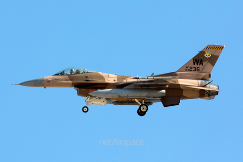 United States Air Force General Dynamics F-16C Fighting Falcon (84-1236) at  Las Vegas - Nellis AFB, United States