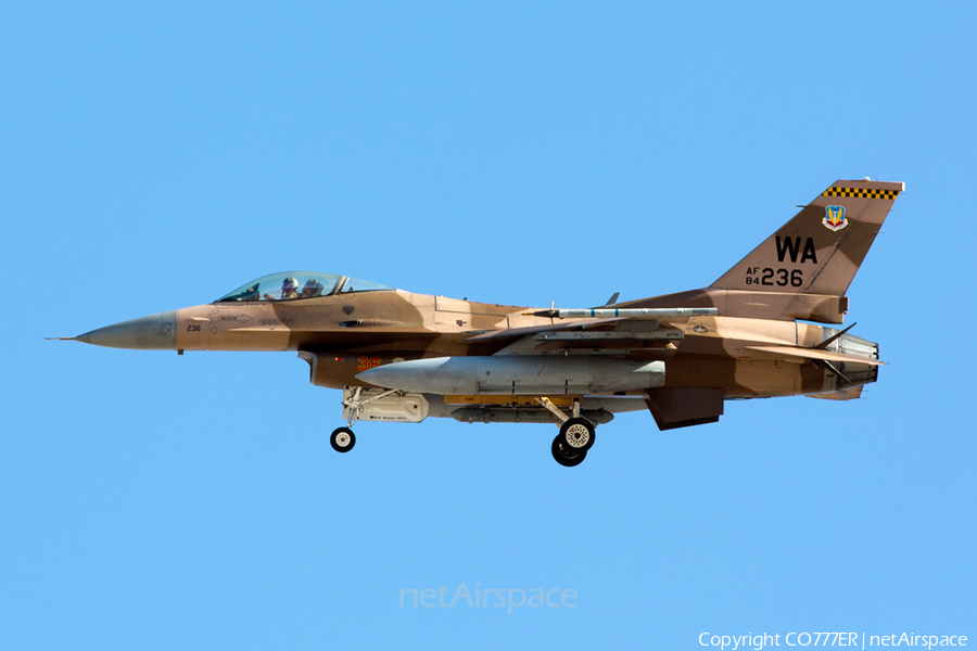 United States Air Force General Dynamics F-16C Fighting Falcon (84-1236) | Photo 78043
