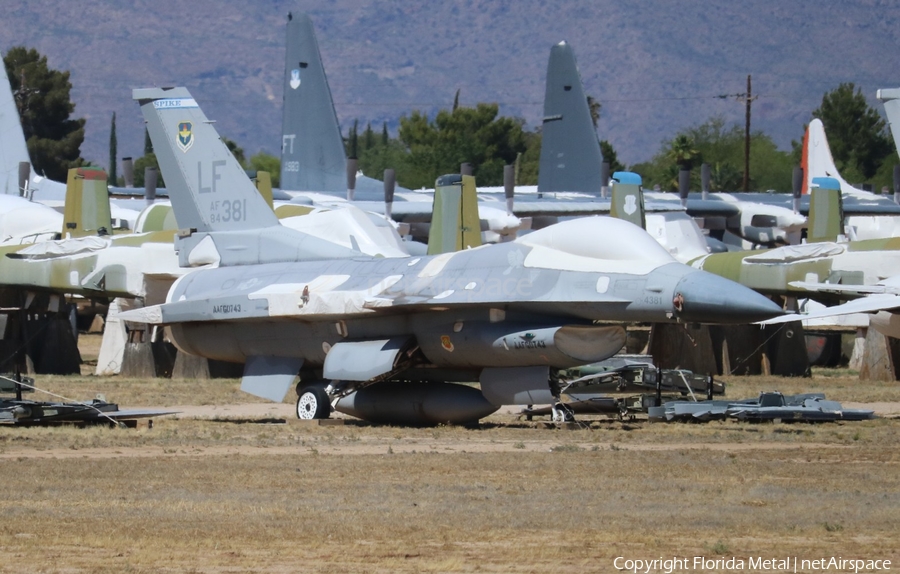 United States Air Force General Dynamics F-16C Fighting Falcon (84-1381) | Photo 461456