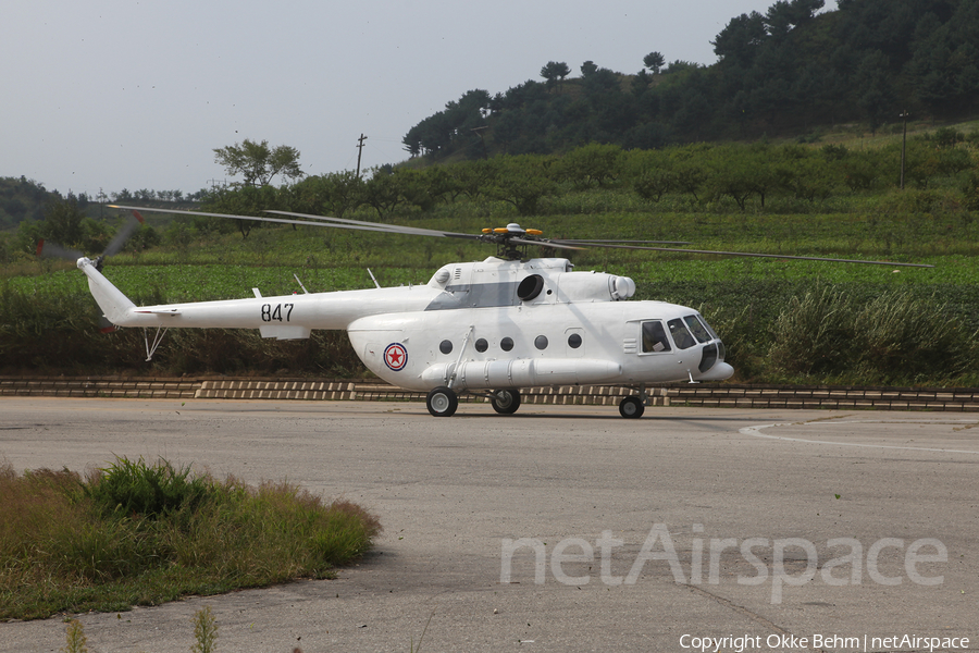 North Korean Air Force Mil Mi-8 Hip-B (847) | Photo 286130