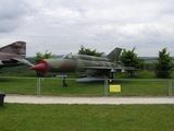East German Air Force Mikoyan-Gurevich MiG-21bis-D (853) at  Hermeskeil Museum, Germany