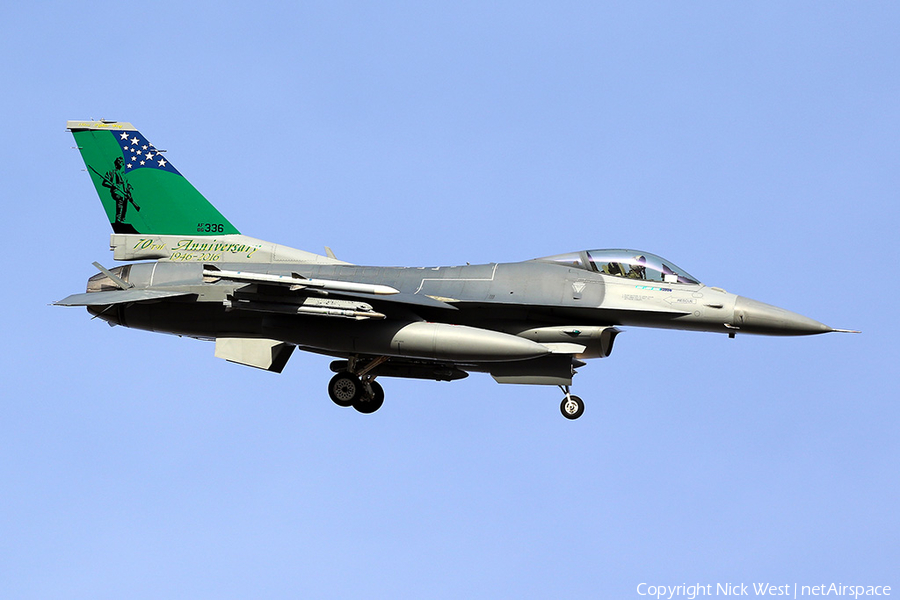 United States Air Force General Dynamics F-16C Fighting Falcon (86-0336) | Photo 295834