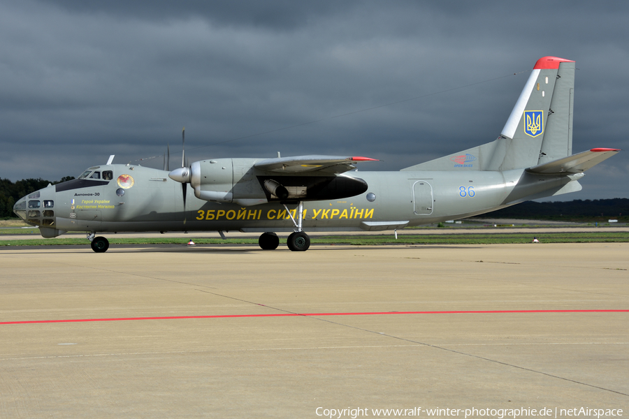 Ukrainian Air Force Antonov An-30 (86 BLUE) | Photo 352449