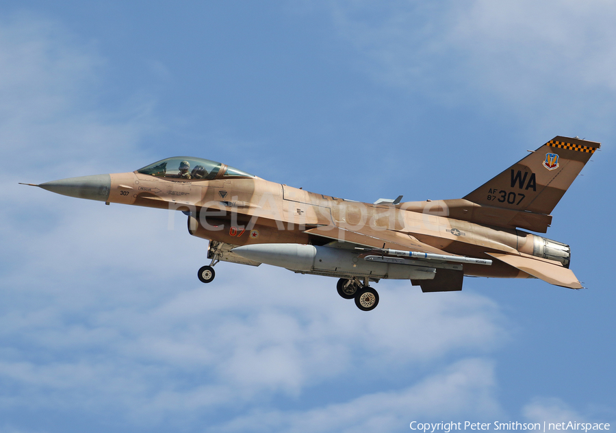 United States Air Force General Dynamics F-16C Fighting Falcon (87-0307) | Photo 214650