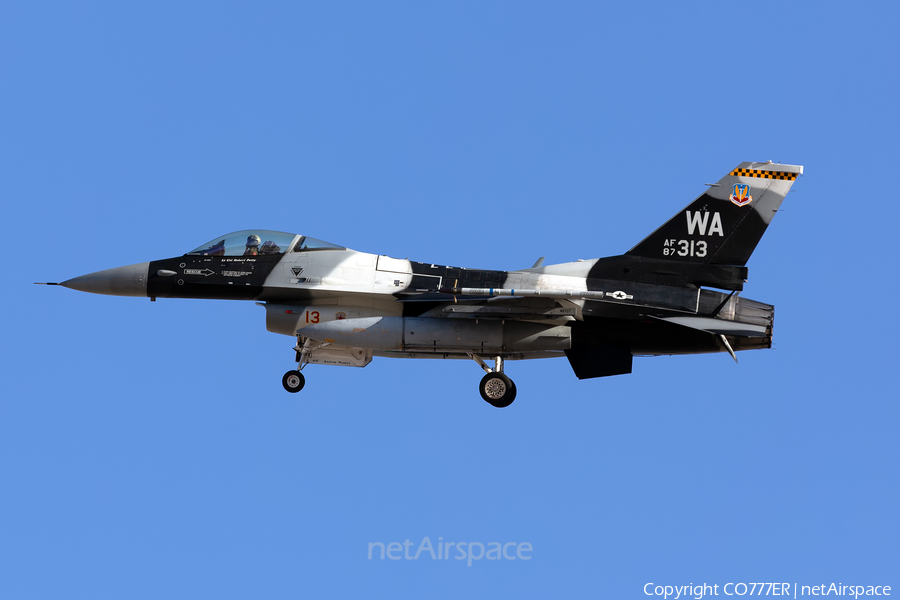 United States Air Force General Dynamics F-16C Fighting Falcon (87-0313) | Photo 421781