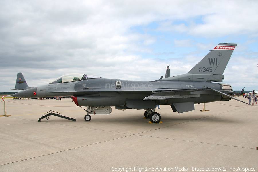 United States Air Force General Dynamics F-16C Fighting Falcon (87-0345) | Photo 160069