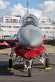 United States Air Force General Dynamics F-16CG Night Falcon (89-2023) at  Farnborough, United Kingdom