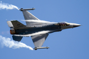 United States Air Force General Dynamics F-16CG Night Falcon (89-2023) at  Farnborough, United Kingdom