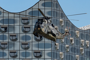 German Navy Westland Sea King Mk.41 (8950) at  Hamburg Harbour, Germany