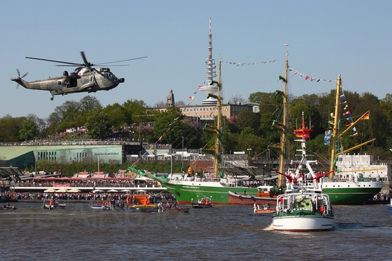 German Navy Westland Sea King Mk.41 (8958) at  Hamburg, Germany