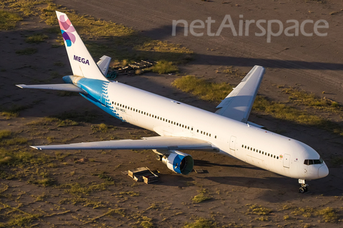 MEGA Maldives Airlines Boeing 767-3P6(ER) (8Q-MEG) at  Marana - Pinal Air Park, United States