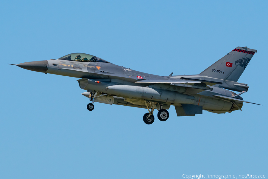 Turkish Air Force (Türk Hava Kuvvetleri) General Dynamics F-16C Fighting Falcon (90-0012) | Photo 575001