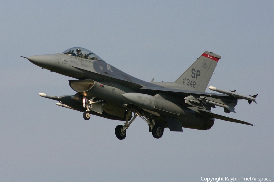 United States Air Force General Dynamics F-16CM Fighting Falcon (91-0342) | Photo 551100