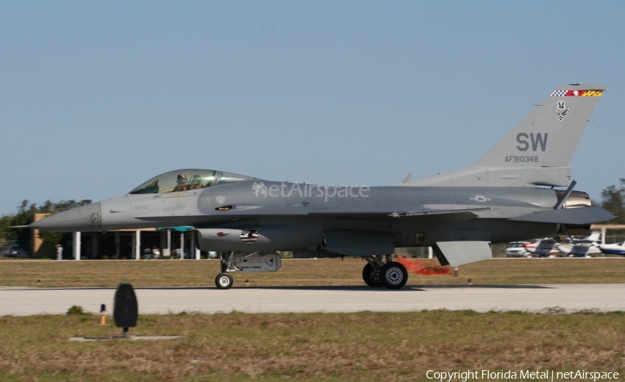 United States Air Force General Dynamics F-16CM Fighting Falcon (91-0348) | Photo 463057