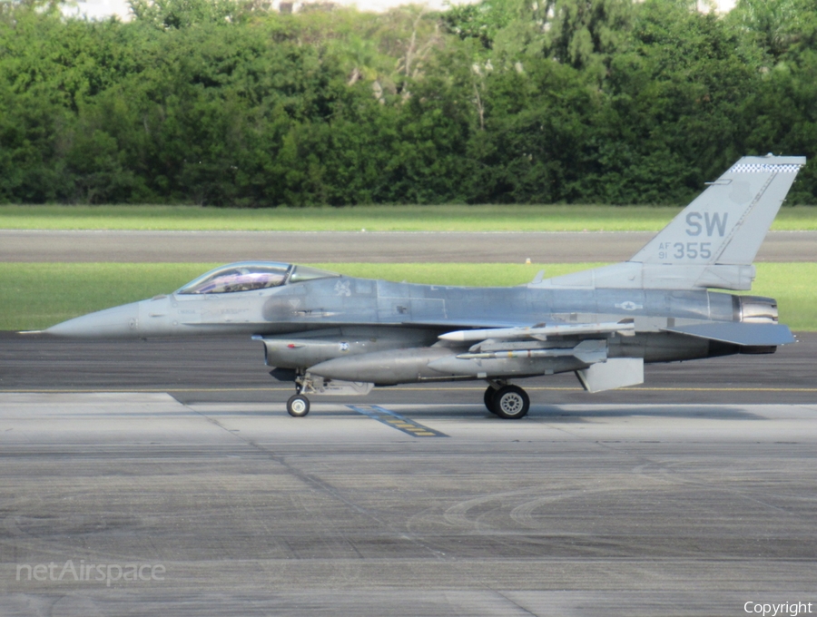 United States Air Force General Dynamics F-16CM Fighting Falcon (91-0355) | Photo 605027