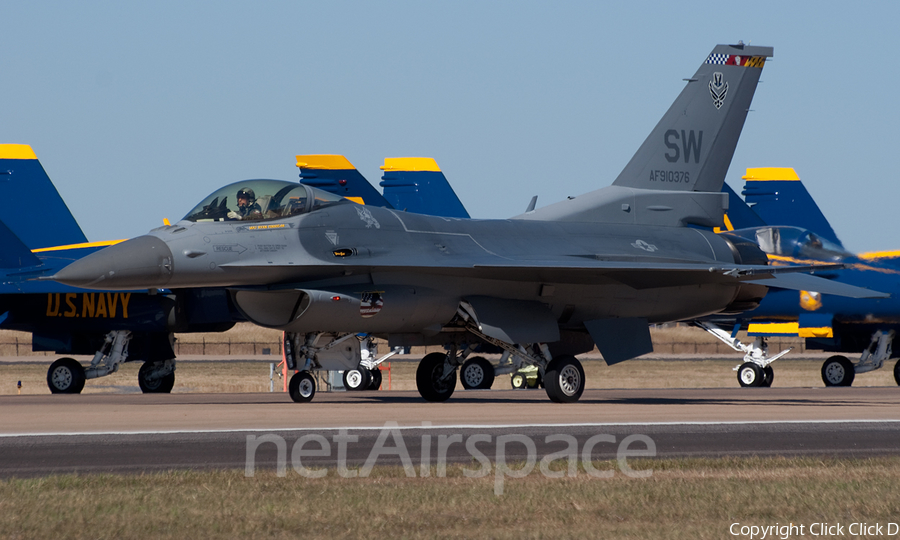 United States Air Force General Dynamics F-16C Fighting Falcon (91-0376) | Photo 5132