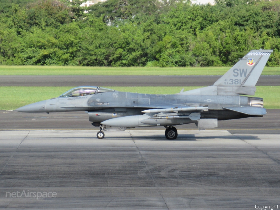 United States Air Force General Dynamics F-16CM Fighting Falcon (91-0381) | Photo 604294
