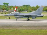 United States Air Force General Dynamics F-16C Fighting Falcon (91-0387) at  San Pedro Sula - Ramon Villeda Morales International, Honduras