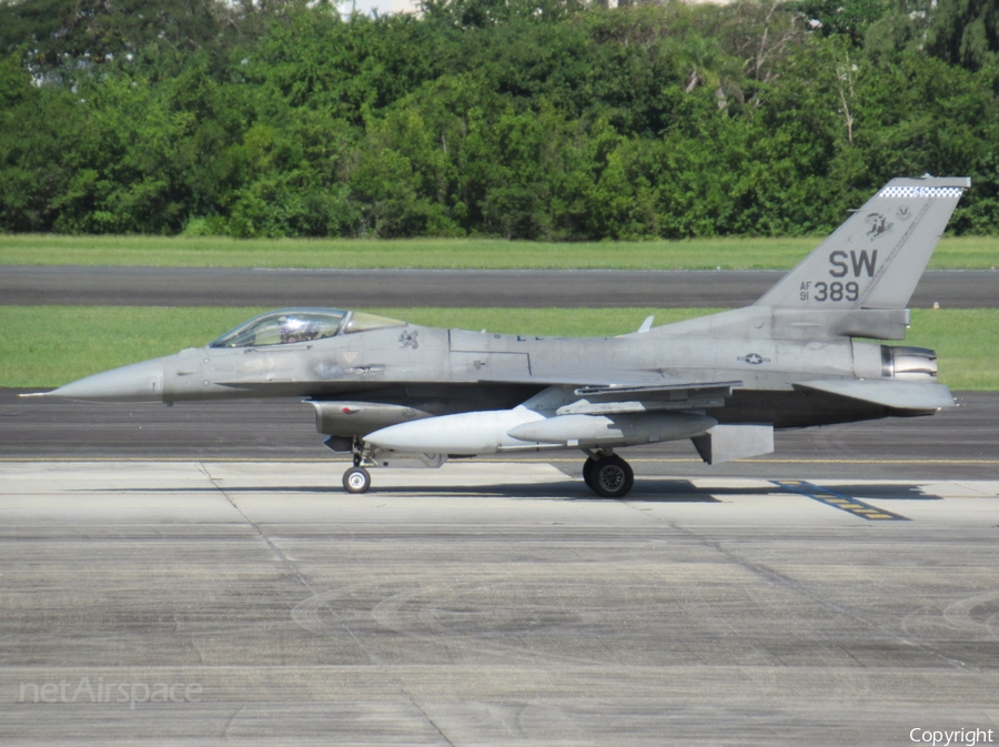 United States Air Force General Dynamics F-16CM Fighting Falcon (91-0389) | Photo 605022