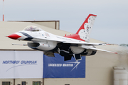 United States Air Force General Dynamics F-16CM Fighting Falcon (91-0392) at  RAF Fairford, United Kingdom