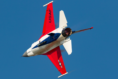 United States Air Force General Dynamics F-16C Fighting Falcon (91-0395) at  Oshkosh - Wittman Regional, United States