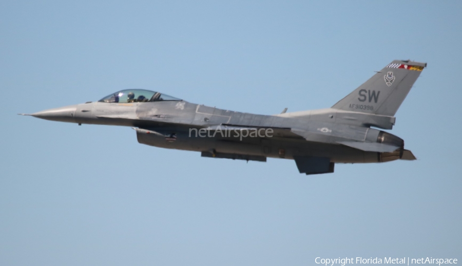United States Air Force General Dynamics F-16CJ Fighting Falcon (91-0398) | Photo 463262